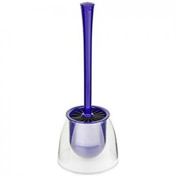 Wenko Fiesta Escobillero, Poliestireno, Azul, 14.5x14.5x37 cm