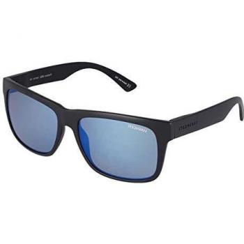 Serengeti Matte Black 56MM Men's Sunglasses