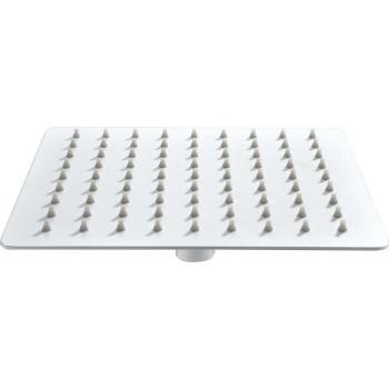 Rociador de ducha extraplano cuadrado Imex, diseño moderno, acabado blanco mate