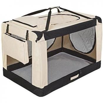 TecTake Transportín plegable para perros jaula de transporte bolsa viaje 121x77x79 cm XXXXL