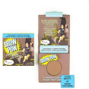 TheBalm Brow Pow Rubio Nuevo 1,2g - Producto para cejas en tono rubio, formato de 1,2 gramos