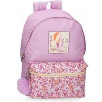 Mochila Pepe Jeans Sandra 42 cm adaptable a carro