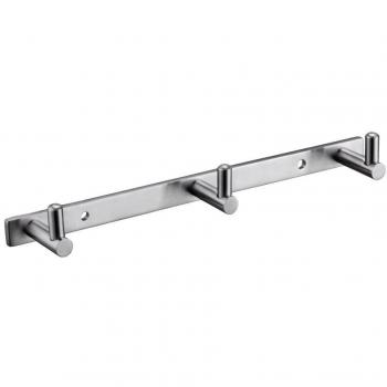 Maxmer 4 Ganchos Percheros para Baño Percha de Pared Sus 304 Acero Inoxidable Colgador a Colgar Toalla Albornoz, Fuerte Capacidad de Carga, Cepillado