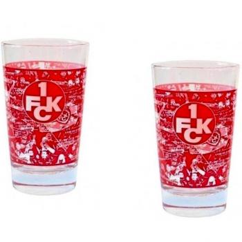 Brauns 18058 - Juego de Vasos del FC Kaiserslautern