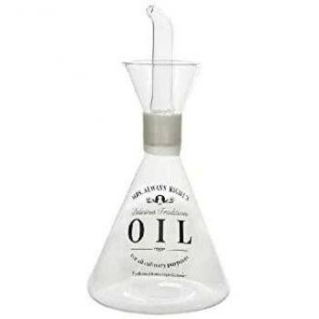 Aceitera DKD Home Decor Transparente Vidrio de Borosilicato