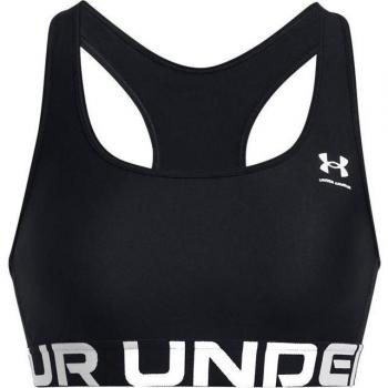 Under Armour HeatGear Authentic Mid Support Sports Bra for Women - Black - Size L