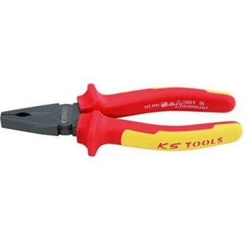 Alicates Universales VDE ERGOTORQUE 170 mm con Aislamiento de 1000V y Mangos Bi-Componente