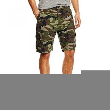 Quiksilver Deluxe – Bermudas para hombre, Deluxe M Wkst, Deluxe Camoflage, medium