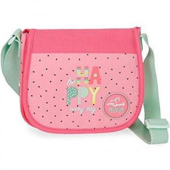 Movom Be Happy Bandolera Rosa 17x15x4 cms Poliéster