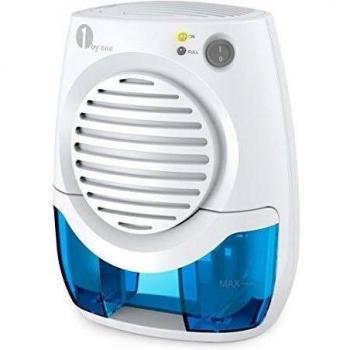 1byone 400ml potente mini deshumidificador termoeléctrico, Blanco