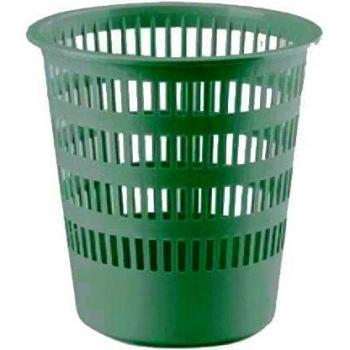 PAPELERA PLASTICO 306 REJILLA VERDE