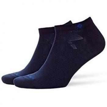 Burlington Men's Everyday Cotton Trainer Socks 2-Pack, Low-Cut, Size 6.5-11, Color: Marine (Blue)