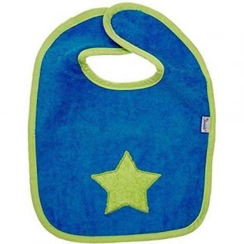 Sterntaler 7051510-334 babero plástico con cierre de velcro Danny azul