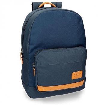 Pepe Jeans Beckers Mochila Tipo Casual, 44 cm, 21.12 litros, Azul