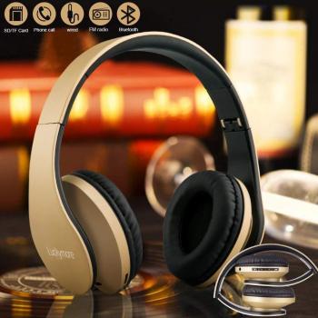 Cascos Bluetooth Inalámbricos, Auriculares Diadema Over Ear  Auriculares Inalambricos Bluetooth Casco Plegables Estéreo Musica Wireless Headphone con Microfono Incorporado para Movil Phone PC Rosa