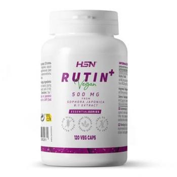 Rutina Pura 500mg - 120 Cápsulas Vegetales Extracto de Sophora japonica (8x Concentrado) | Con Selenio + Citrato de Magnesio | No-GMO, Vegano, Sin Gluten