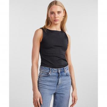 Pieces Body sin mangas cuello redondo de mujer