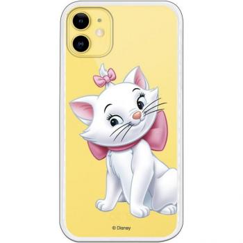 Funda para iPhone 11 Oficial de Disney Marie Silueta - Los Aristogatos