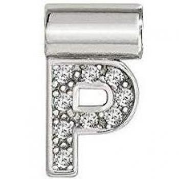 Colgante SeiMia Plata Letra P con Zirconitas Blancas 147115/016