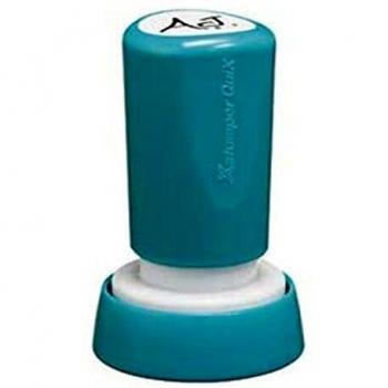 Sello x'stamper quix personalizable color negro redondo diametro 20 mm q-34
