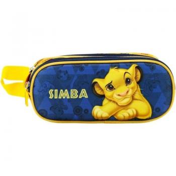 Estuche Doble Portatodo 3D El Rey León Simba