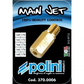 Kit de Chicles Principales Polini M5 / 5mm para Carburadores Keihin PWK y Polini CP (N° 160 - 178) - Set de 10 Unidades