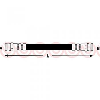 Latiguillo de freno Brembo T 23 035 - Accesorios y Mangueras de Frenos de Alta Calidad