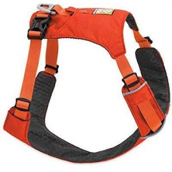 RUFFWEAR arnés Ligero para Perro, tamaño pequeño, Rojo calcetín, Peso: 91 g, Material: Nailon/Espuma de células Cerradas, arnés de Alta y luz