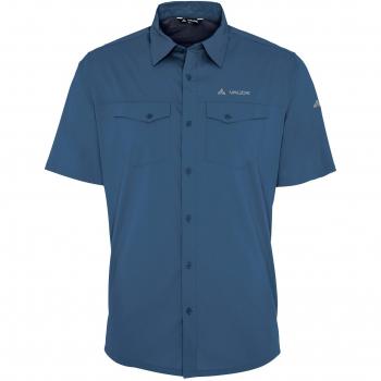 VAUDE Farley Shirt II Camisa, Primavera/Verano, Hombre, Color fjord Blue, tamaño Small