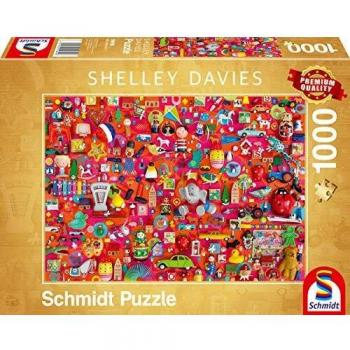 Puzzle Vintage de 1000 Piezas Schmidt 59699 - Juguetes Retro Shelley Davies