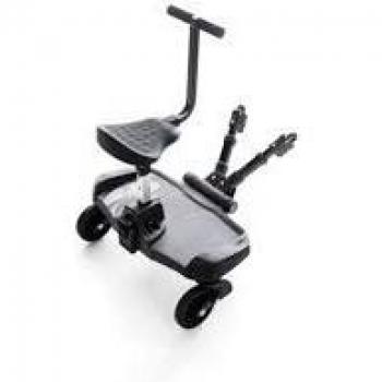 Bumprider - Patinete Universal Sit AB con Asiento en Color Negro/Gris