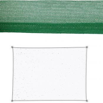 Velas de sombra Toldo Verde Polietileno 300 x 400 x 0,5 cm - Bixoto.com