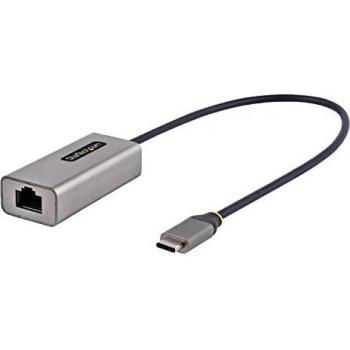 StarTech.com USB-C to Ethernet Adapter with ASIX AX88179A Chip, 10/100/1000 Mbps Gigabit Network, 1ft Cable, Type C to RJ45 LAN Dongle for Windows/macOS/Linux/ChromeOS