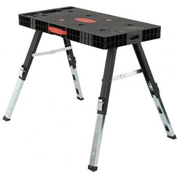 Bellota FWB01 - Banco de trabajo plegable y regulable en 3 alturas (520 mm, 660 mm y 800 mm), carga máxima