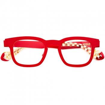 Etnia Barcelona Brutal No.11 RD Men's Eyeglasses Red Size 46 - Blue Light Block Available (Frame Only)