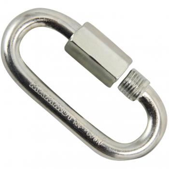 Mammut Screw - Mosquetón, Unisex Adulto, Gris