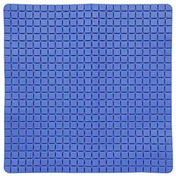 Alfombra de Baño Antideslizante Quadro Premium Azul 54x54 cm - MSV