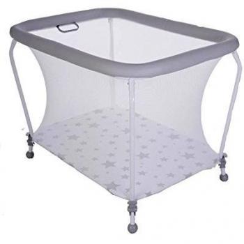 Plastimyr Parque Rectangular Bebes ESTRELLAS Blanco