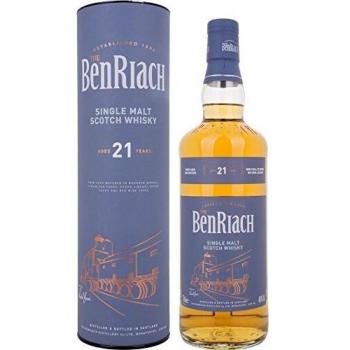 BenRiach 21 Years Old Four-Cask Maturation Single Malt Scotch Whisky - 700 ml