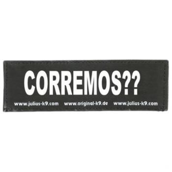 Etiqueta personalizada para arnés Julius K9 con velcro en varios tamaños y modelos