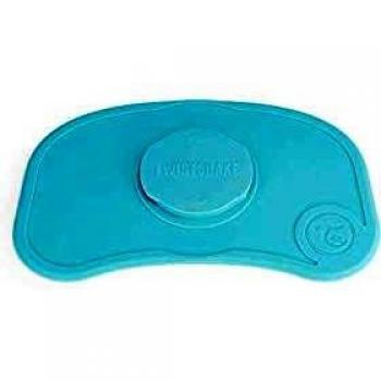 TWISTSHAKE Click-Mat Mini Trébol con Ventosa de Silicona para Bebés | 31 x 17 cm | Sin BPA, Azul
