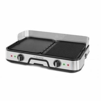 Plancha Eléctrica Riviera & Bar QPL525 - Superficie de Cocción 45,5 x 29 cm - 6 a 8 Personas - 2000W