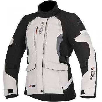 Alpinestars – Chaqueta de moto STELLA Andes V2 DRYSTAR Chaqueta gris claro Negro Gris GrÃ ¶ ÃŸe XL