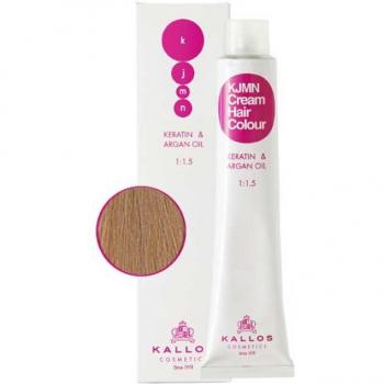 Kallos KJMN Professional Cream Hair Colour 9.31 Very Light Golden Ash Blond with Keratin & Argan Oil