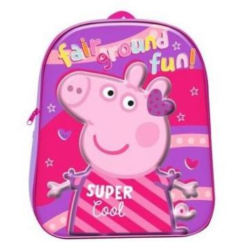 Mochila Peppa Pig 3D de 31cm con diseño super cool