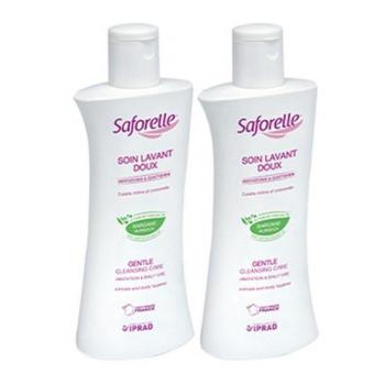 Soin Lavant Doux Saforelle - 2 x 250 ml - Higiene Intima y Corporal, Pieles Irritadas