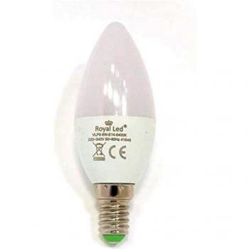 Royal Led LAMPARA ILUMINACION LED Vela E14 6W 600LM 6400K 110886