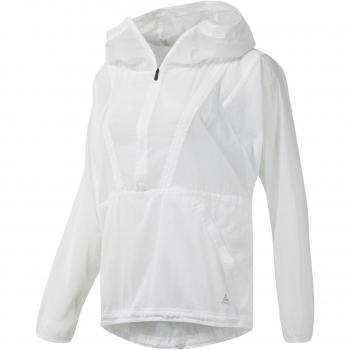 Reebok Packable Woven Anorak Chaqueta, Mujer, Blanco