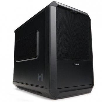 Zalman M1 Carcasa de Ordenador Mini-Tower Negro - Caja de Ordenador