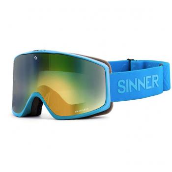 Sinner Sin Valley S SIGO-186 Lentes de Sol Para Mujer Azuls 51-28 Standard y Máscara Esquí Sin Valley S